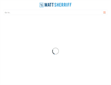 Tablet Screenshot of mattsherriffinc.com